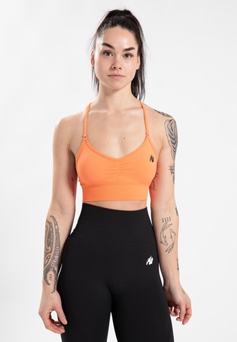 Gorilla Wear Olivia Seamless Sportbeha - Perzik