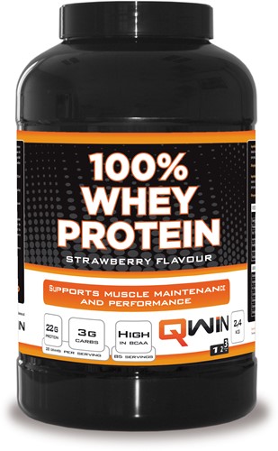 QWIN 100% Whey Protein Strawberry - 2400 gr